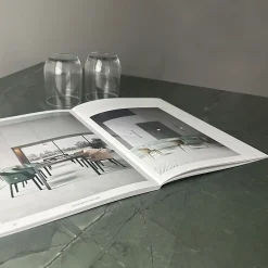 Plateau 110x70 decor marbre jade --Restootab Online