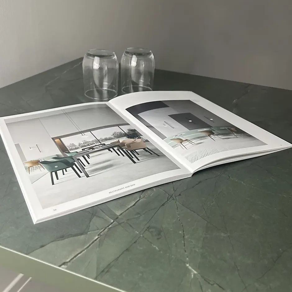 Restootab Plateau 60x60 decor marbre jade -