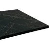 Restootab Plateau 120x70 decor marbre noir -