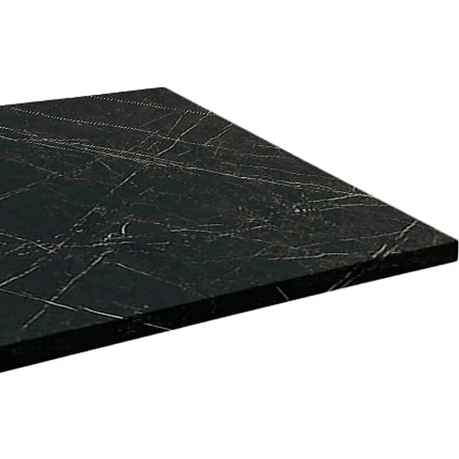 Restootab Plateau 120x70 decor marbre noir -