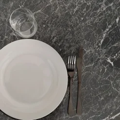 Restootab Plateau 120x70 decor marbre noir -