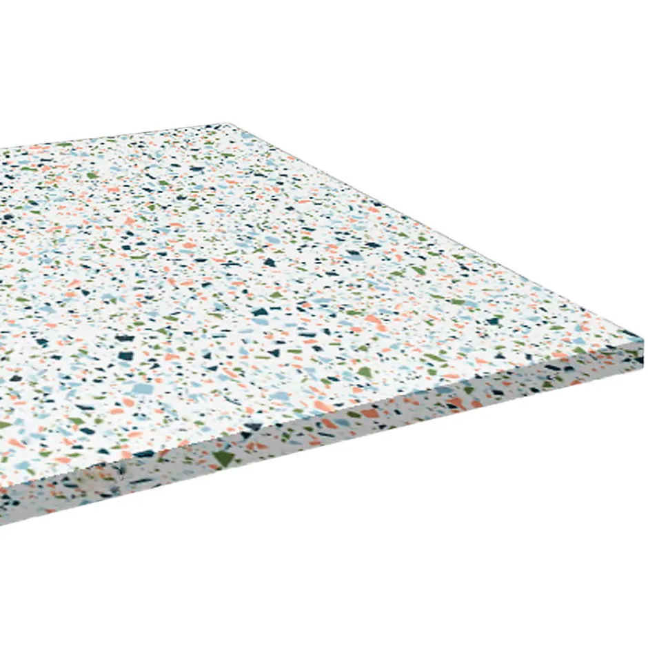 Plateau 70x70 decor terrazzo spectra --Restootab