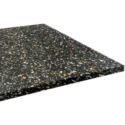 Restootab Plateau 140x70 decor terrazzo black chip -