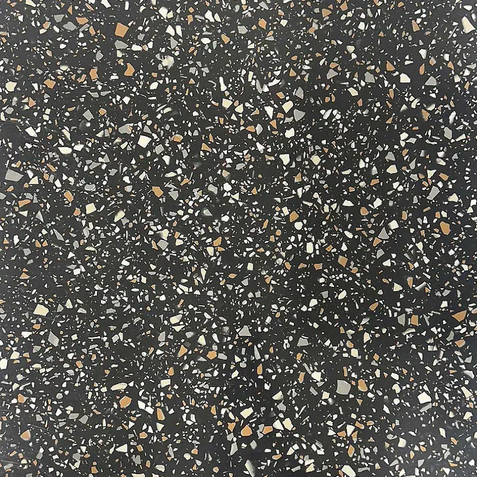 Restootab Plateau 140x70 decor terrazzo black chip -