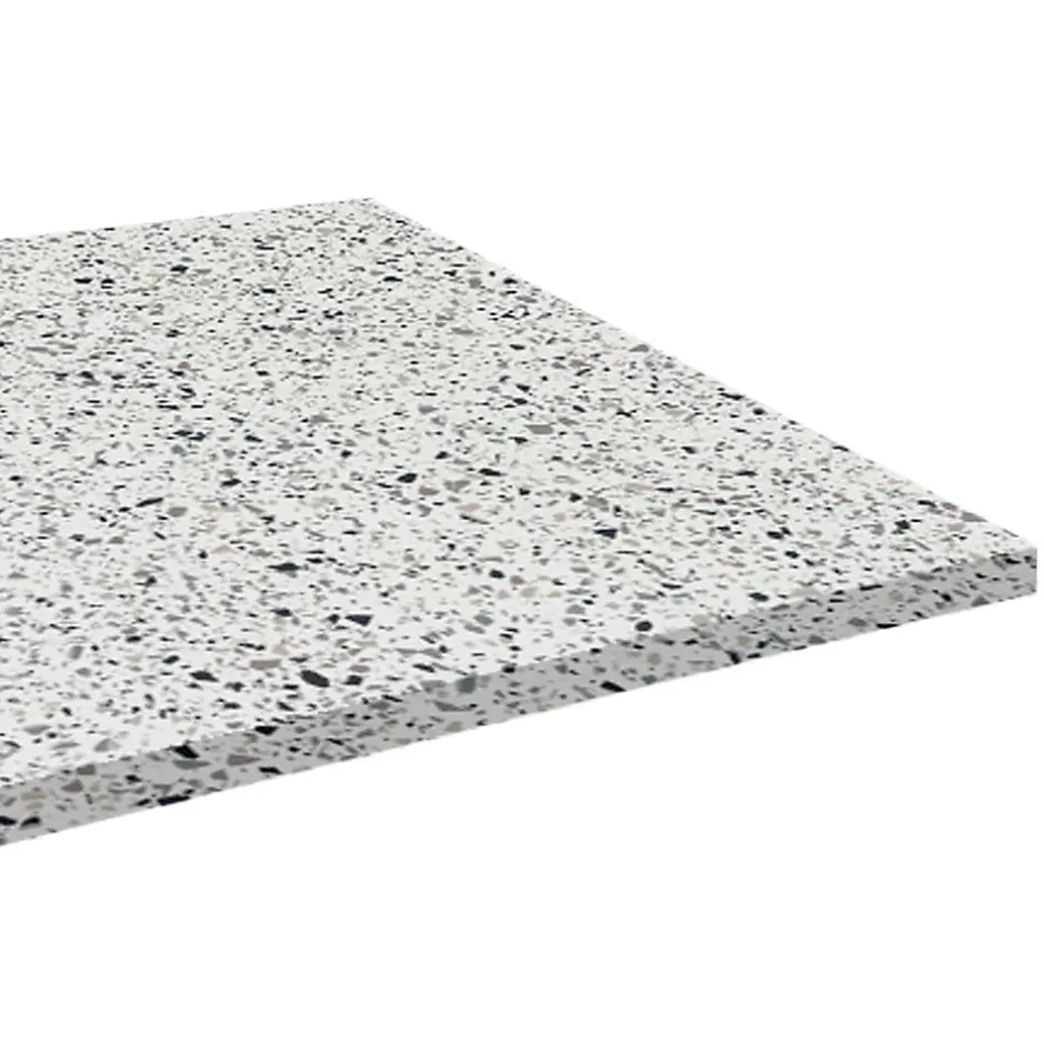 Restootab Plateau 120x70 decor terrazzo white chip -