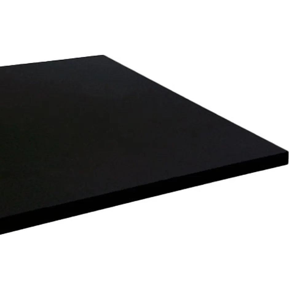 Plateau 120x70 noir --Restootab Best