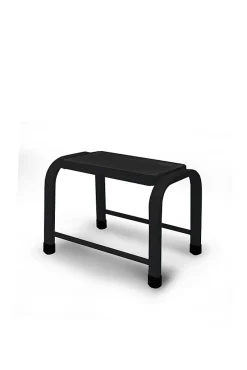 Drabest Plateforme tabouret escabeau NOIR 1 marche antidérapante 1 pièce.