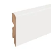 Plinthe arrondie MDF blanc 220 x 8 cm, ép.13 mm-GoodHome