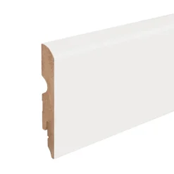 Plinthe arrondie MDF blanc 220 x 8 cm, ép.13 mm-GoodHome