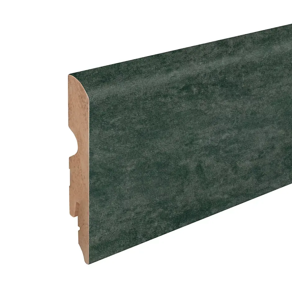 Plinthe arrondie MDF décor 5 aspect pierre anthracite 220 x 8 cm, ép.13 mm-GoodHome Clearance