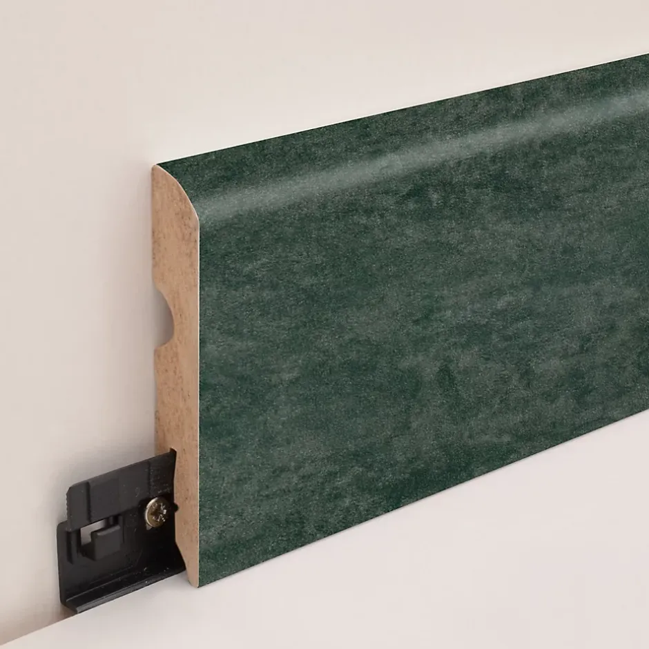 Plinthe arrondie MDF décor 5 aspect pierre anthracite 220 x 8 cm, ép.13 mm-GoodHome Clearance