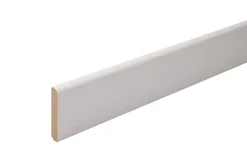 Plinthe arrondie MDF prépeint 244 x 7 cm, ép.10 mm- Sale