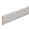 Plinthe arrondie MDF prépeint 120 x 8 cm, ép.14 mm