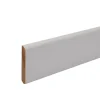 Plinthe arrondie MDF prépeint 120 x 10 cm, ép.10 mm
