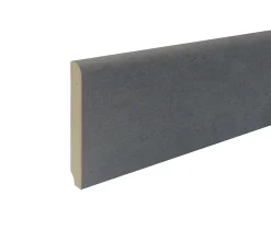 Plinthe arrondie MDF revêtu papier gris 240 x 8 cm, ép.14 mm- New