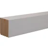 Plinthe arêtes vives MDF prépeint 200 x 7 cm, ép.10 mm (vendu par lot de 5)- New