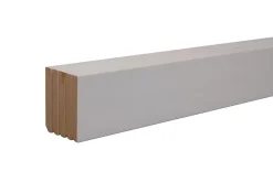 Plinthe arêtes vives MDF prépeint 200 x 7 cm, ép.10 mm (vendu par lot de 5)- New