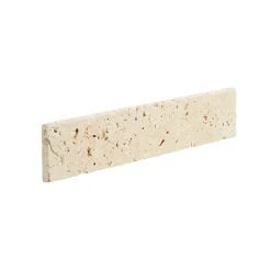 Plinthe beige 8 x 40 cm Travertino pierre naturelle-GoodHome Hot