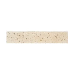 Plinthe beige 8 x 40 cm Travertino pierre naturelle-GoodHome Hot