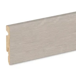 GoodHome Plinthe bois MDF pour parquet et stratifié Décor 45 gris L.220 x H.6 x ép.1,1 cm