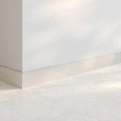Plinthe carrelage blanc Saumur l.9 x L.60 cm