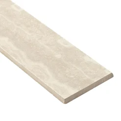 GoodHome Plinthe carrelage effet pierre beige L.60 x l.7,5 cm x ép.9 mm, Kyat