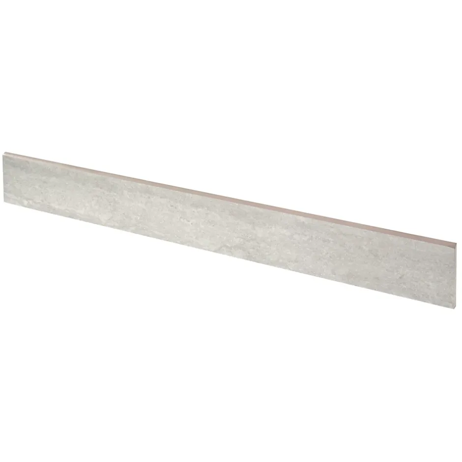 GoodHome Plinthe carrelage gris effet pierre L.60 x l.7,5 cm x ép.9 mm, Kyat
