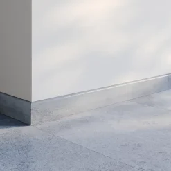 Plinthe carrelage gris Newport l.9 x L.60 cm- Best