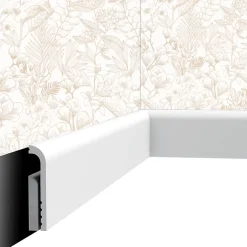 Plinthe décorative P04 - 12x2,5x200cm (h x p x L) - moulure dé-Cimaises Et Plus Outlet