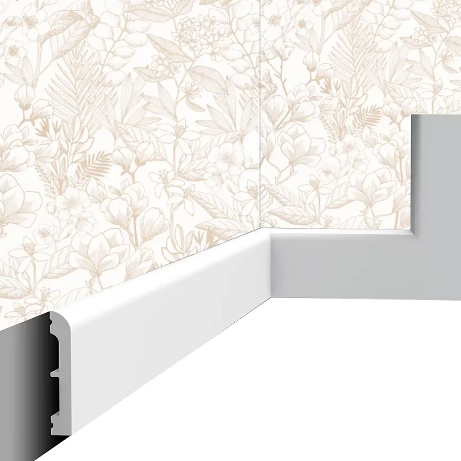 Cimaises Et Plus Plinthe décorative P03 - 7,5x1,3x200cm (h x p x L) - moulure d