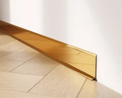 Plinthe décorative pour mur F Or poli - 60mm x 2700mm x 0,65 ep.-Ilcom Online