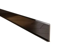 Plinthe décorative pour mur F Noir poli - 80mm x 2700mm x 0,65 ep.-Ilcom Sale