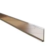 Ilcom Plinthe décorative pour mur F Argent poli - 60mm x 2700mm x 0,65 ep.