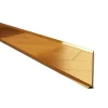 Plinthe décorative pour mur F Or poli - 80mm x 2700mm x 0,65 ep.-Ilcom Best