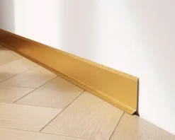 Plinthe décorative pour mur F Or satiné - 60mm x 2700mm x 0,65 ep.-Ilcom Clearance