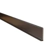 Plinthe décorative pour mur F Noir satiné - 60mm x 2700mm x 0,65 ep.-Ilcom Clearance