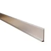 Plinthe décorative pour mur F Argent satiné - 60mm x 2700mm x 0,65 ep.-Ilcom Outlet
