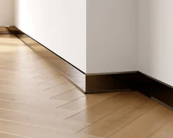 Plinthe décorative pour mur F Noir poli - 60mm x 2700mm x 0,65 ep.-Ilcom Online