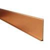 Ilcom Plinthe décorative pour mur F Cuivre satiné - 100mm x 2700mm x 0,65 ep.