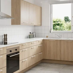 Plinthe de cuisine Elcot effet chêne H.15 x l.240 x ép.1,6 cm-GoodHome New