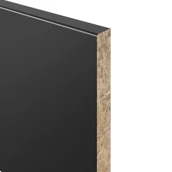 GoodHome Plinthe de cuisine Stevia noir H. 15 x l. 240 x Ep. 1,6 cm