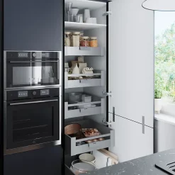 Plinthe de cuisine Garcinia et Stevia bleu mat H. 15 cm x l. 2.4 m x Ep. 16 mm-GoodHome Discount