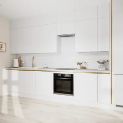 Plinthe de cuisine Stevia blanc mat H. 15 x l. 240 x Ép. 1,6 cm-GoodHome Online