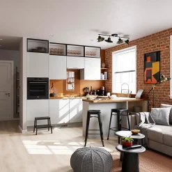 Plinthe de cuisine Stevia gris mat H. 15 x l. 240 x Ep. 1,6 cm-GoodHome Clearance