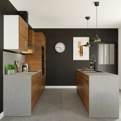 Plinthe de cuisine Chia chêne fumé H. 15 cm x l. 2.4 m x Ep. 16 mm-GoodHome Best