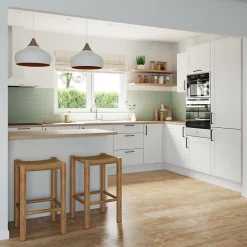 Plinthe de cuisine Artemisia blanc H. 15 cm x l. 2.4 m x Ep. 16 mm-GoodHome Hot