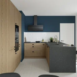 GoodHome Plinthe de cuisine Alpinia chêne H. 15 cm x l. 2.4 m x Ep. 16 mm