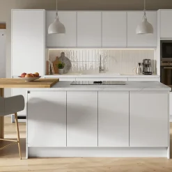 Plinthe de cuisine GoodHome Garcinia blanc mat H. 15 cm x l. 2,4 m x Ép. 16mm