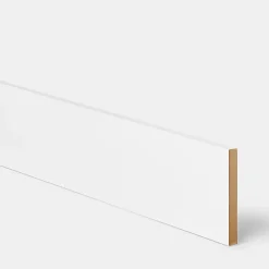 Plinthe de cuisine Stevia et Garcinia Blanc H. 15 cm x l. 2.4 m x Ep. 16 mm-GoodHome New