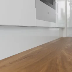 Plinthe de cuisine Stevia et Garcinia Blanc H. 15 cm x l. 2.4 m x Ep. 16 mm-GoodHome New